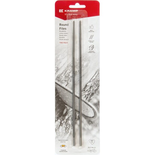 Pilnik okrągły, blister 2 sztuki 5/32" 4.0 mm 5322FKR | Exvi