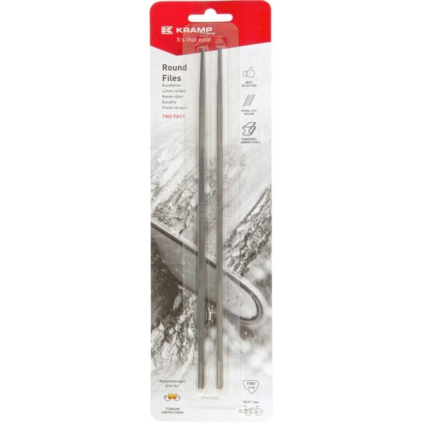 Pilnik okrągły, blister 2 sztuki 11/64" 4.5 11642FKR | Exvi