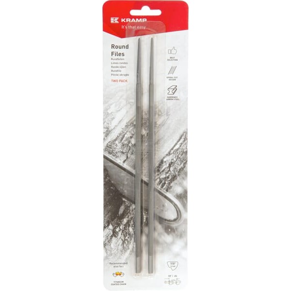 Pilnik okrągły, blister 2 sztuki 7/32" 5.5 mm 7322FKR | Exvi