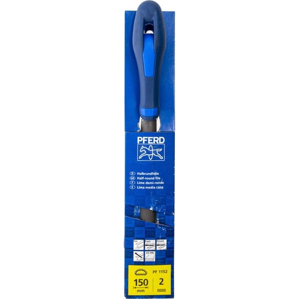 Pilnik półokrągły Pferd, 150 mm nacięcie VG1152150H2 | Exvi