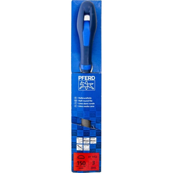 Pilnik półokrągły Pferd, 150 mm nacięcie VG1152150H3 | Exvi