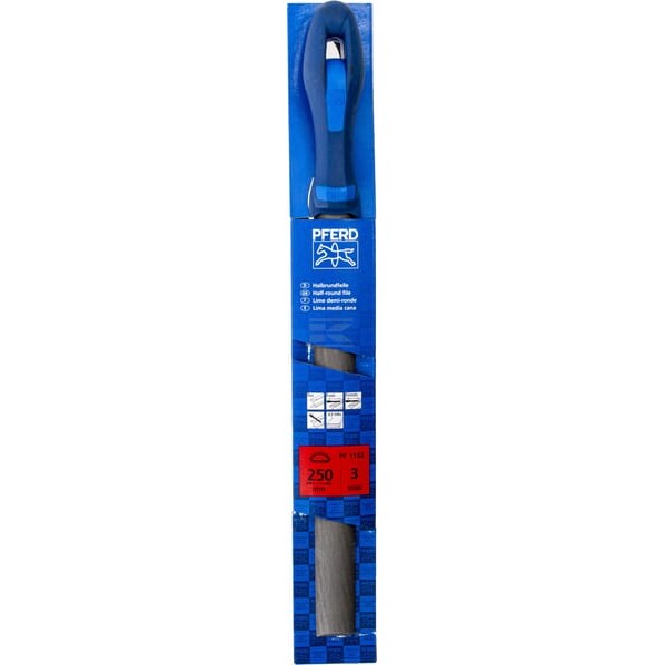Pilnik półokrągły Pferd, 250 mm nacięcie VG1152250H3 | Exvi