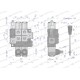 Rozdzielacz hydrauliczny 2-sekcyjny max ROZ40L/2X1Z | Exvi