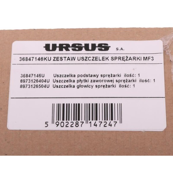 Komplet ( zestaw ) uszczelek sprężarki 36/84-714/6 | Exvi