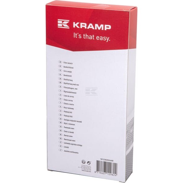 Klucz paskowy do filtrów, max 240 mm 1812302024KR | Exvi