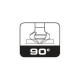 Pogłębiacz stożkowy 6.3 mm 17000306390 | Exvi