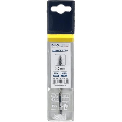 Wiertło 3.0 mm HSS-DIN338-G TURBO STEP 12020700300 | Exvi