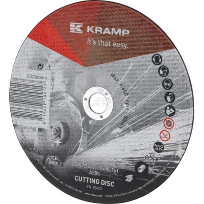 Tarcza do cięcia stal / inox Kramp GD23025KR | Exvi