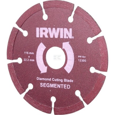 Tarcza diamentowa segmentowa Irwin, 115 x 1865011151 | Exvi