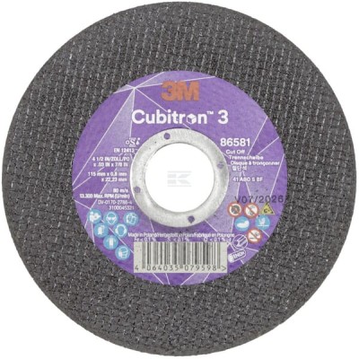 Tarcza tnąca Cubitron 3 115x0.8 mm 86581 | Exvi