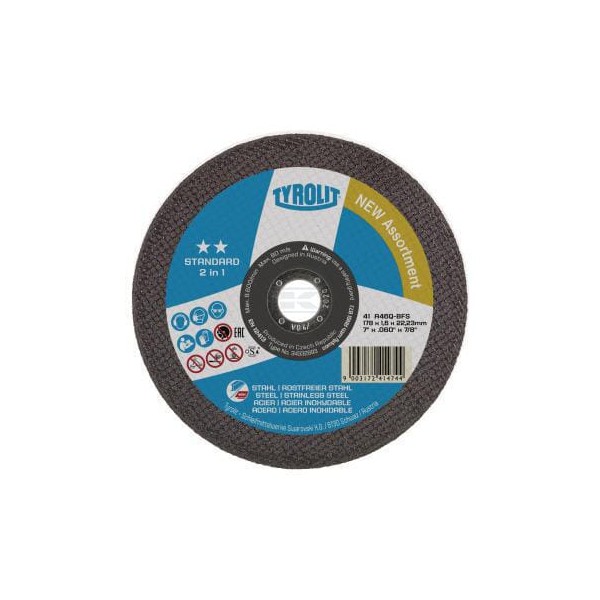 Tarcza tnąca 115x1,0x22,23 F41 A60Q-BFS 34332859 | Exvi