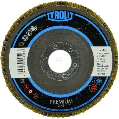 Tarcza listkowa 115 mm K40 Form 27A 34780053 | Exvi