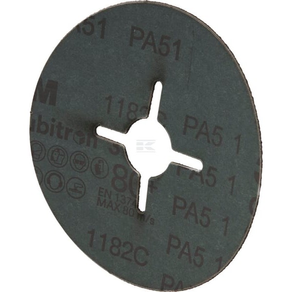 Dysk fibrowy Cubitron™ 3 1182C 115 mm K80 7100349564 | Exvi