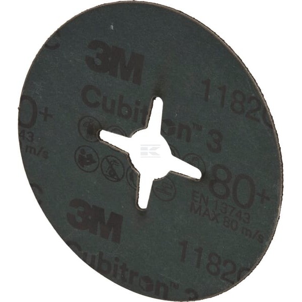 Dysk fibrowy Cubitron™ 3 1182C 100 mm K80 7100349570 | Exvi
