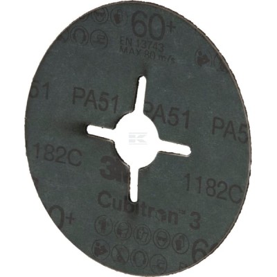 Dysk fibrowy Cubitron™ 3 1182C 115 mm K60 7100349583 | Exvi