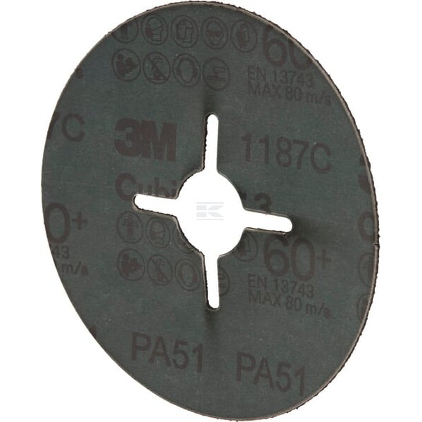 Dysk fibrowy Cubitron™ 3 1187C 115 mm K60 7100349586 | Exvi