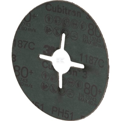 Dysk fibrowy Cubitron™ 3 1187C 115 mm K80 7100349587 | Exvi