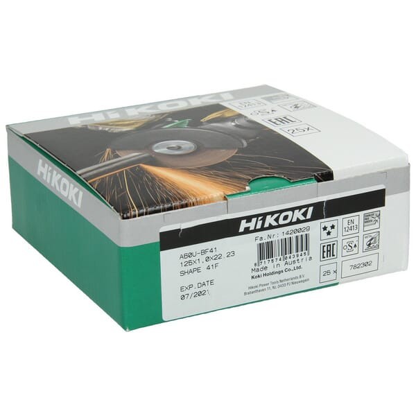 Tarcza do cięcia stal / inox płaska 125 x 1.0 782302 | Exvi