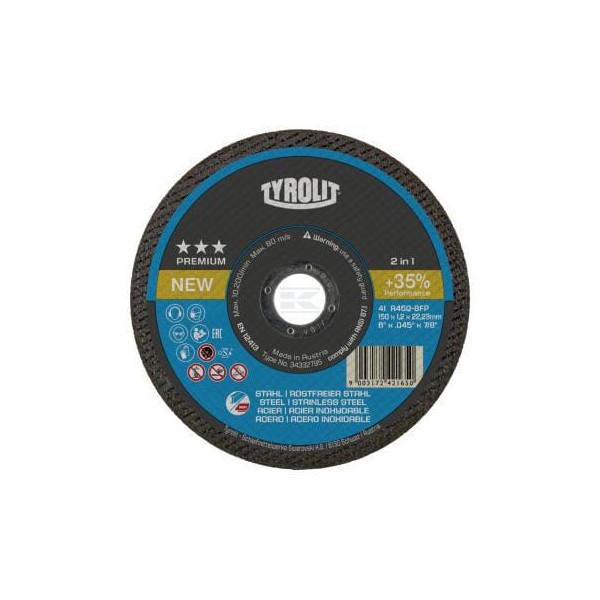 Tarcza tnąca 115x1,0x22,23 F41 A60Q-BFP 34332791 | Exvi