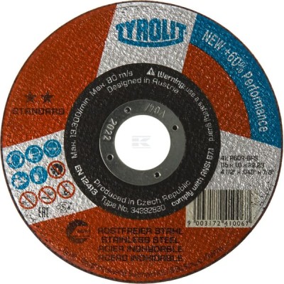 Tarcza do cięcia stali A60R-BFS Standard 34332830 | Exvi