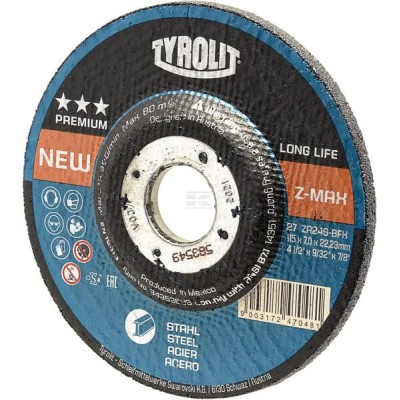 Tarcza ścierna 115x7x22,23 mm ZA24S-BFX 34353683 | Exvi