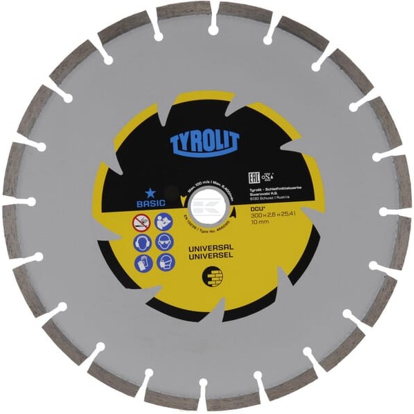 Tarcza tnąca DCUB1 300x25.4 mm 34501450 | Exvi