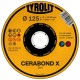 Tarcza do cięcia Cerabond-X 125x1.0 mm 34690817 | Exvi
