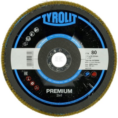 Tarcza listkowa 178 mm K80 Form 27A 34780069 | Exvi