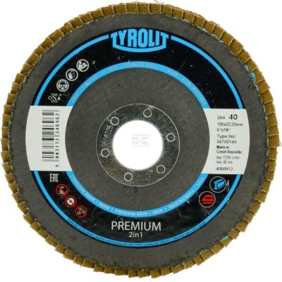 Tarcza listkowa 125 mm K40 Form 28A 34780144 | Exvi