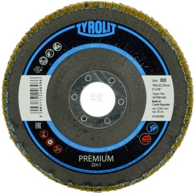Tarcza listkowa 125 mm K80 Form 28A 34780146 | Exvi