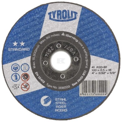 Tarcza do ciecia stali Standard Tyrolit 367565 | Exvi