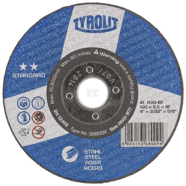 Tarcza do ciecia stali Standard Tyrolit 367565 | Exvi