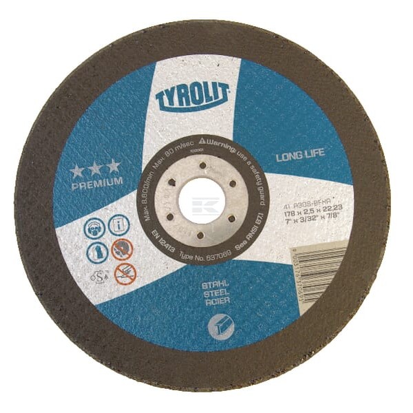 Tarcza do cięcia stali Premium Long Life, 178 637069 | Exvi