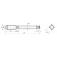 Gwintownik ręcznych gwint calowy UNF, 3/4" TA15534UNF | Exvi