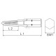 Gwintownik Bit 1/4" Völkel, M4 TAS4 | Exvi