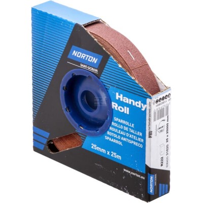 Płótno ścierne 25 m x 25 mm K80 PP35006 | Exvi