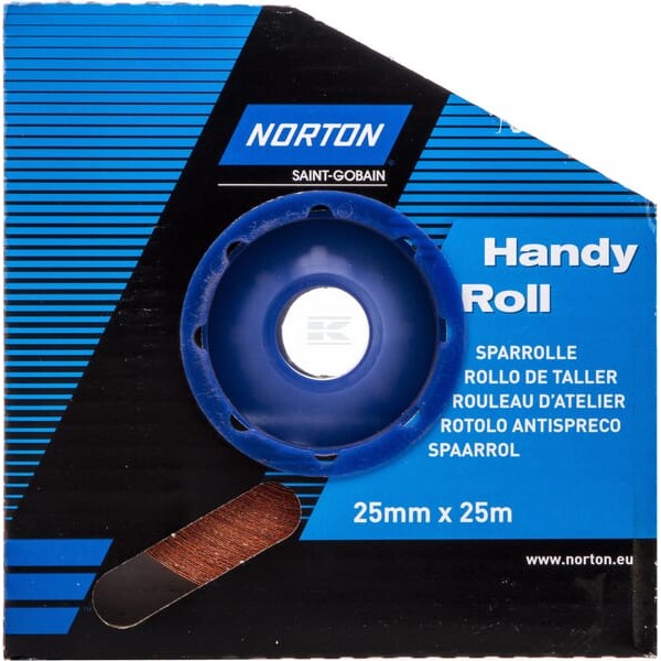 Płótno ścierne 25 m x 25 mm K150 PP35007 | Exvi
