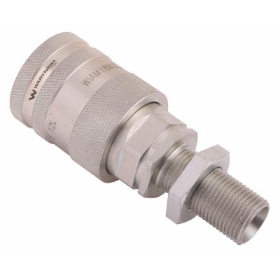 Szybkozłącze hydrauliczne gniazdo long WIAM18MZL-PPE | Exvi