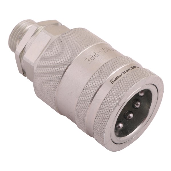 Szybkozłącze hydrauliczne gniazdo WIAM18MZ-PPE | Exvi