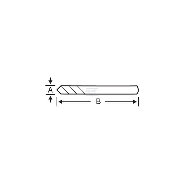Nawiertak centrujący 6.4 1/4"x81 mm Bahco GZ3834DRL | Exvi