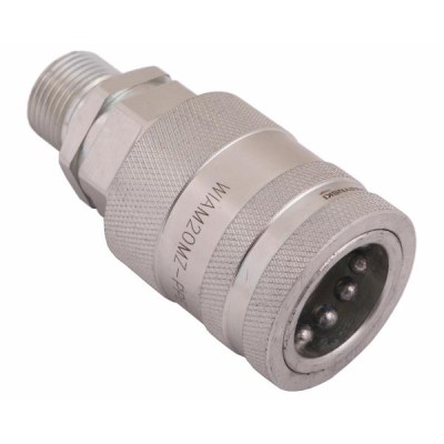 Szybkozłącze hydrauliczne gniazdo WIAM20MZ-PPE | Exvi