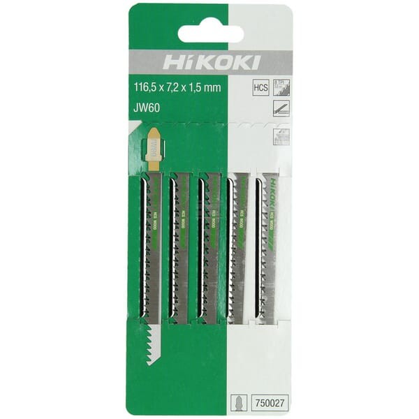 Brzeszczoty do wyrzynarek do drewna JW60 (5x) 750027 | Exvi