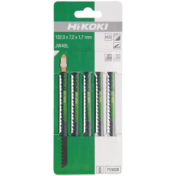 Brzeszczoty do wyrzynarek do drewna JW40L (5x) 750028 | Exvi