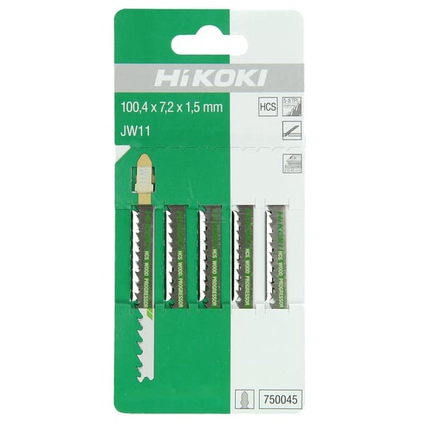 Brzeszczoty do wyrzynarek do drewna JW11 (5x) 750045 | Exvi