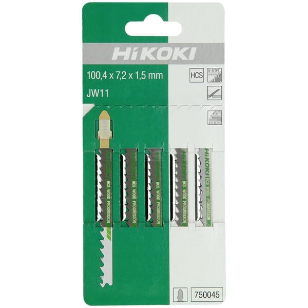 Brzeszczoty do wyrzynarek do drewna JW11 (5x) 750045 | Exvi