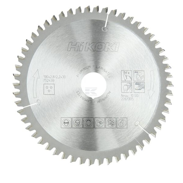 Tarcza tnąca HM Alu 190x30 T54 752439 | Exvi