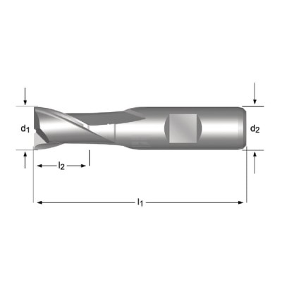 Frezarka typ C110 HSCo 12,00mm C110120 | Exvi
