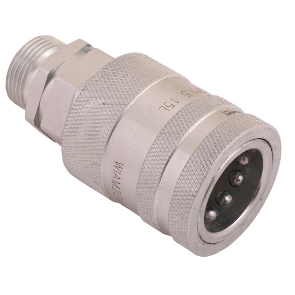 Szybkozłącze hydrauliczne gniazdo WIAM22MZ-PPE | Exvi