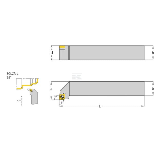 Uchwyt obrotowy SCLCR 95° i-Tools SCLCR2020K09 | Exvi