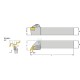 Uchwyt obrotowy DDJNR 93° i-Tools DDJNR2525M15 | Exvi